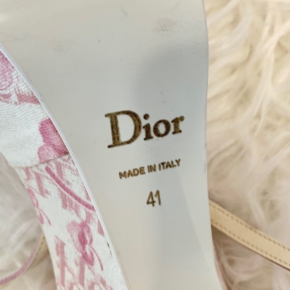 Pink and White Dior heels, Euro size 41 - Picture 6 of 8